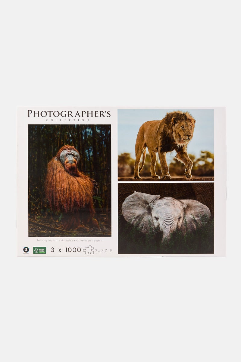 Ambassador Tri - Pack 3 x 1000 Pcs Photographers Collection Puzzle Games - Image 1