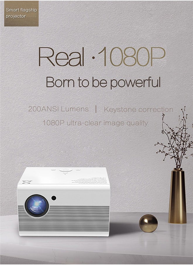 Mi VAZA - 1080P HD Projector - 200ANSI Lumens - Bluetooth 4.0 - Mobile Home Theater - Compatible With Android/iOS/Windows/TV Stick/HDMI/USB - Image 1