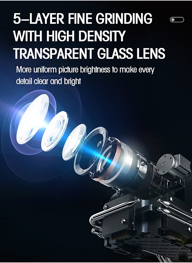 Mi VAZA - 1080P HD Projector - 200ANSI Lumens - Bluetooth 4.0 - Mobile Home Theater - Compatible With Android/iOS/Windows/TV Stick/HDMI/USB - Image 1