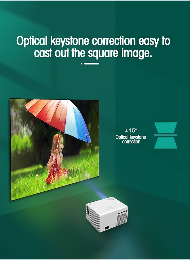 Mi VAZA - 1080P HD Projector - 200ANSI Lumens - Bluetooth 4.0 - Mobile Home Theater - Compatible With Android/iOS/Windows/TV Stick/HDMI/USB - Image 1