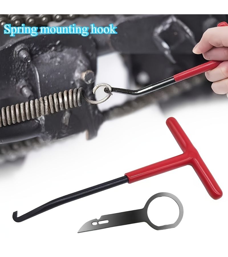 Spring Hook Brake Wrench Clutch Exhaust Pipe Removal Tool With Car Dashboard Tool - Image 1