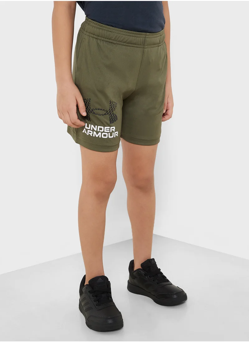 UNDER ARMOUR Boys' Tech Logo Shorts