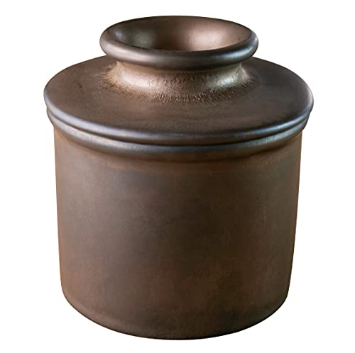 Butter Bell - The Original Butter Bell Crock by L. Tremain, a Countertop French Ceramic Butter Dish Keeper for Spreadable Butter, French Ceramic Butter Dish Keeper, Specialty (Bronze Matte) - Image 1