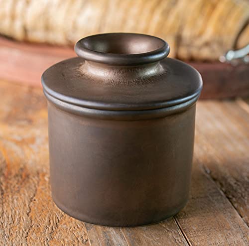 Butter Bell - The Original Butter Bell Crock by L. Tremain, a Countertop French Ceramic Butter Dish Keeper for Spreadable Butter, French Ceramic Butter Dish Keeper, Specialty (Bronze Matte) - Image 3