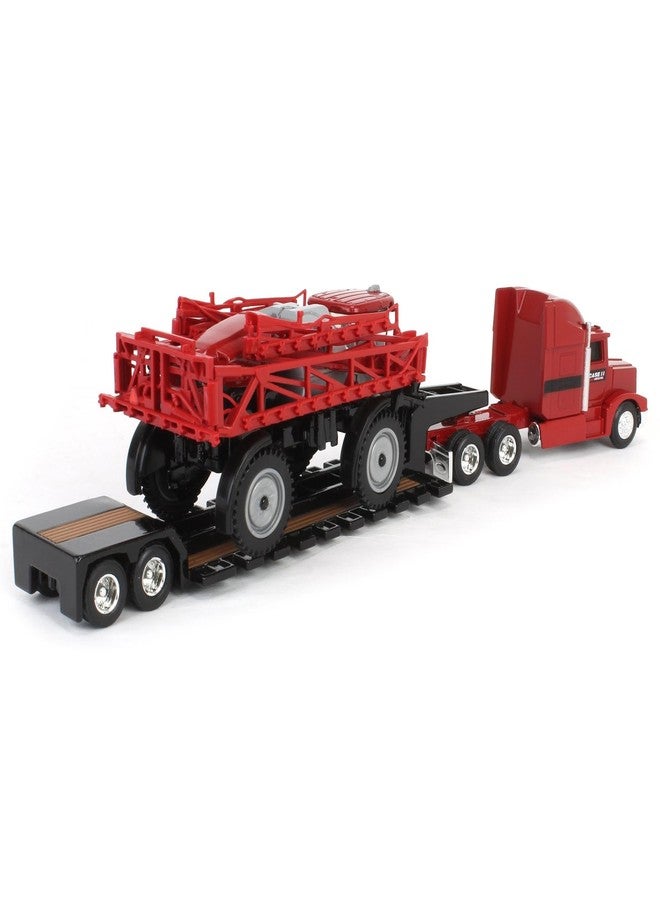 ERTL 1/64 Case IH Patriot 4350 Sprayer & Semi with Lowboy Trailer 44379 - Image 3