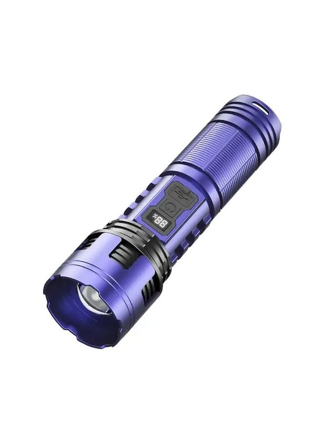 1pc Ultra Bright Tactical LED Flashlight 3 Modes Handheld Torch For Hiking Hunting - Image 1
