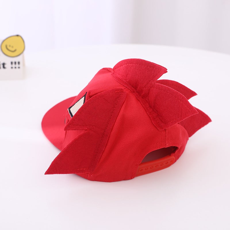Sonic Kids Cartoon Baseball Cap Spring Autumn Red - Image 5