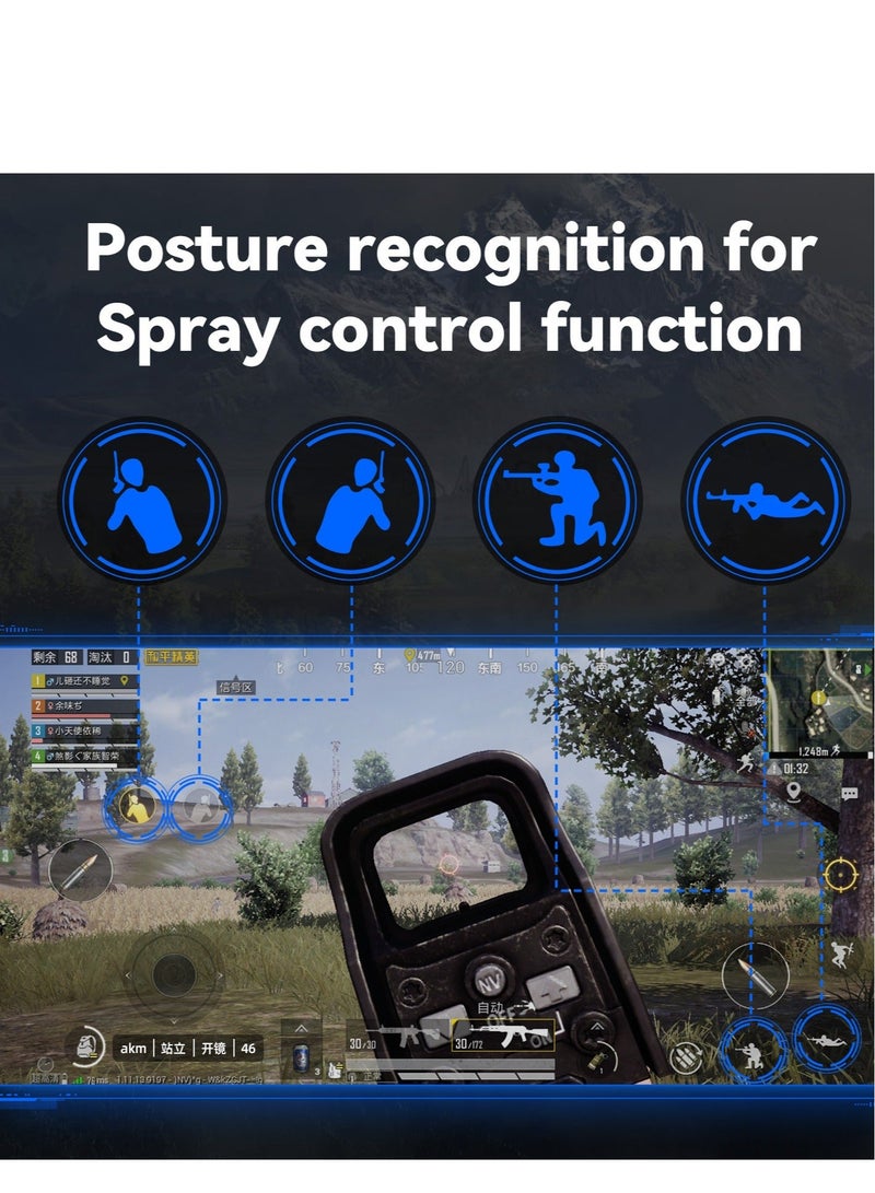 Beauenty Mix Elite mobile gaming keyboard and mouse 4-piece set (Mix Elite converter+K12 keyboard+G2mouse+stand) - Image 2