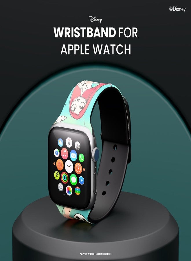 iJOY Disney Tim Burton’s The Nightmare Before Christmas Wristband For Apple Watch Band Series 9/8/7/6/5/4/3/2/1/SE 38MM, 40MM, 41MM | Jack Skellington Gifts for Women and Men (Jack And Sally) - Image 2