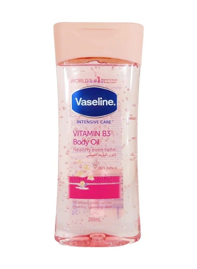 Vaseline Vitamin B3 Body Oil Healthy Even Tone
