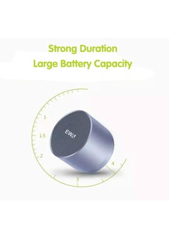 EWA EWA A3 Mini Speakers 8W 3D Stereo Music Surround Wireless Bluetooth Speakers Portable Sound Bass Support TF Cards USB (Rose Gold)  - Image 4