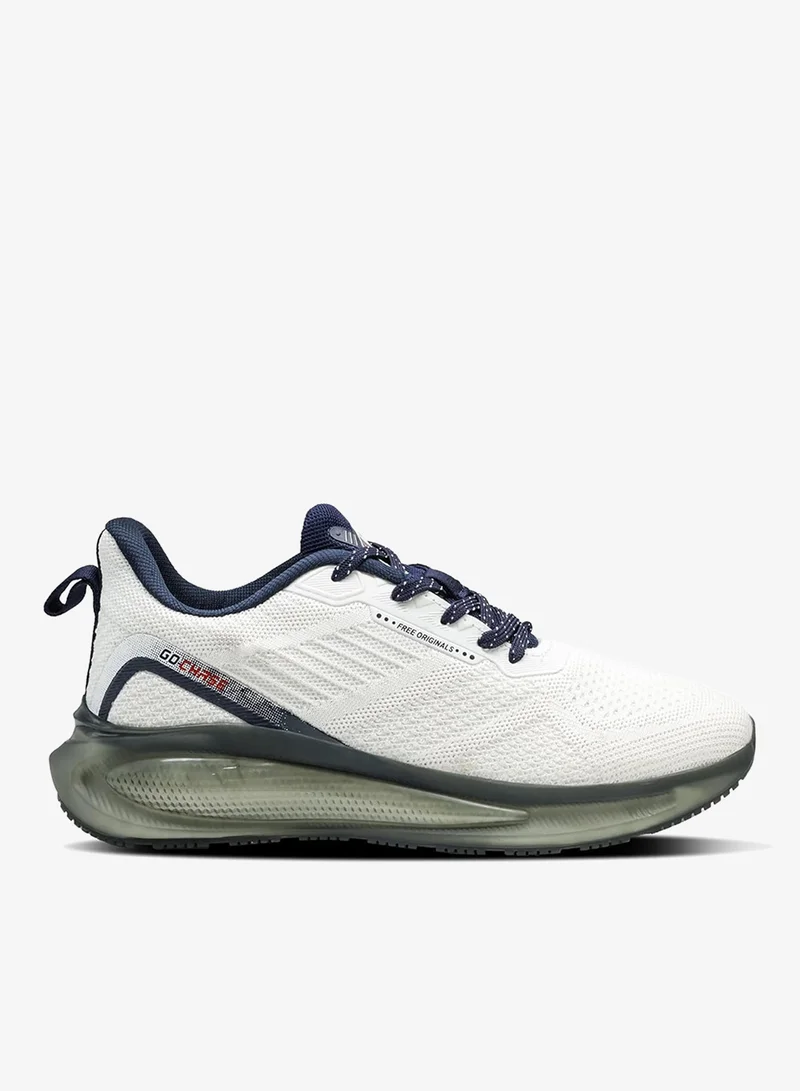 Asian Men's White Navy Running Shoes for Men and Boys
