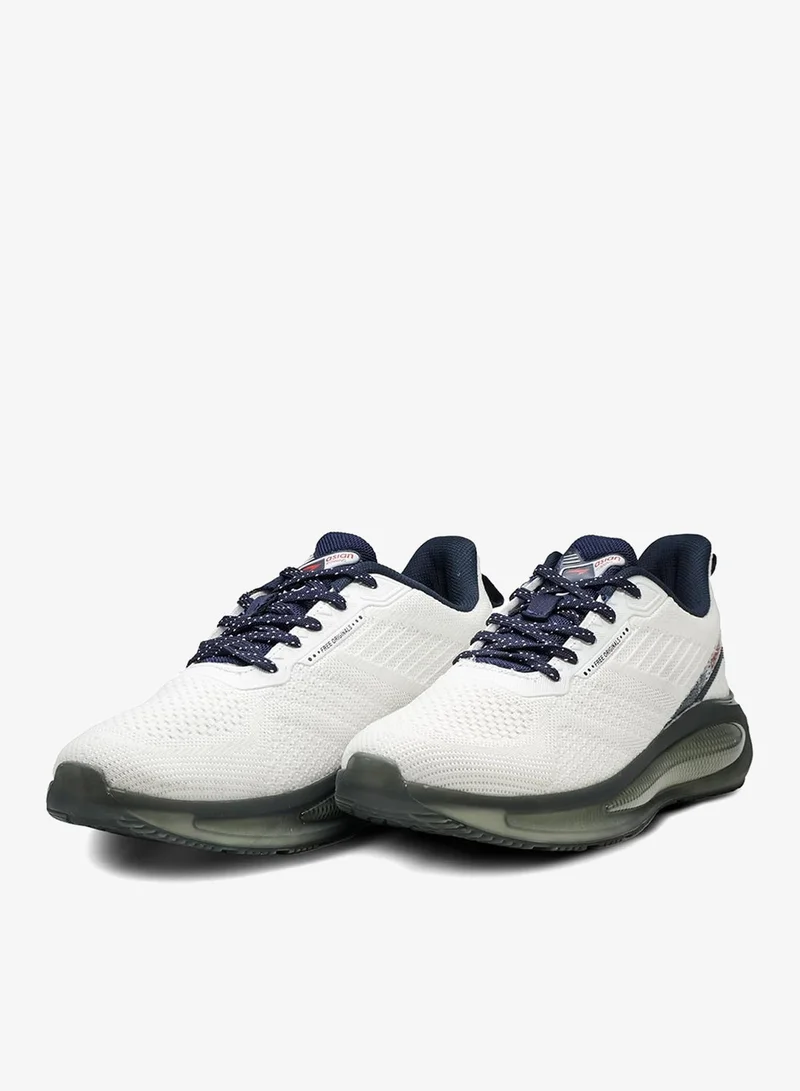 Asian  Men's White Navy Running Shoes for Men and Boys for Men | Best Price UAE