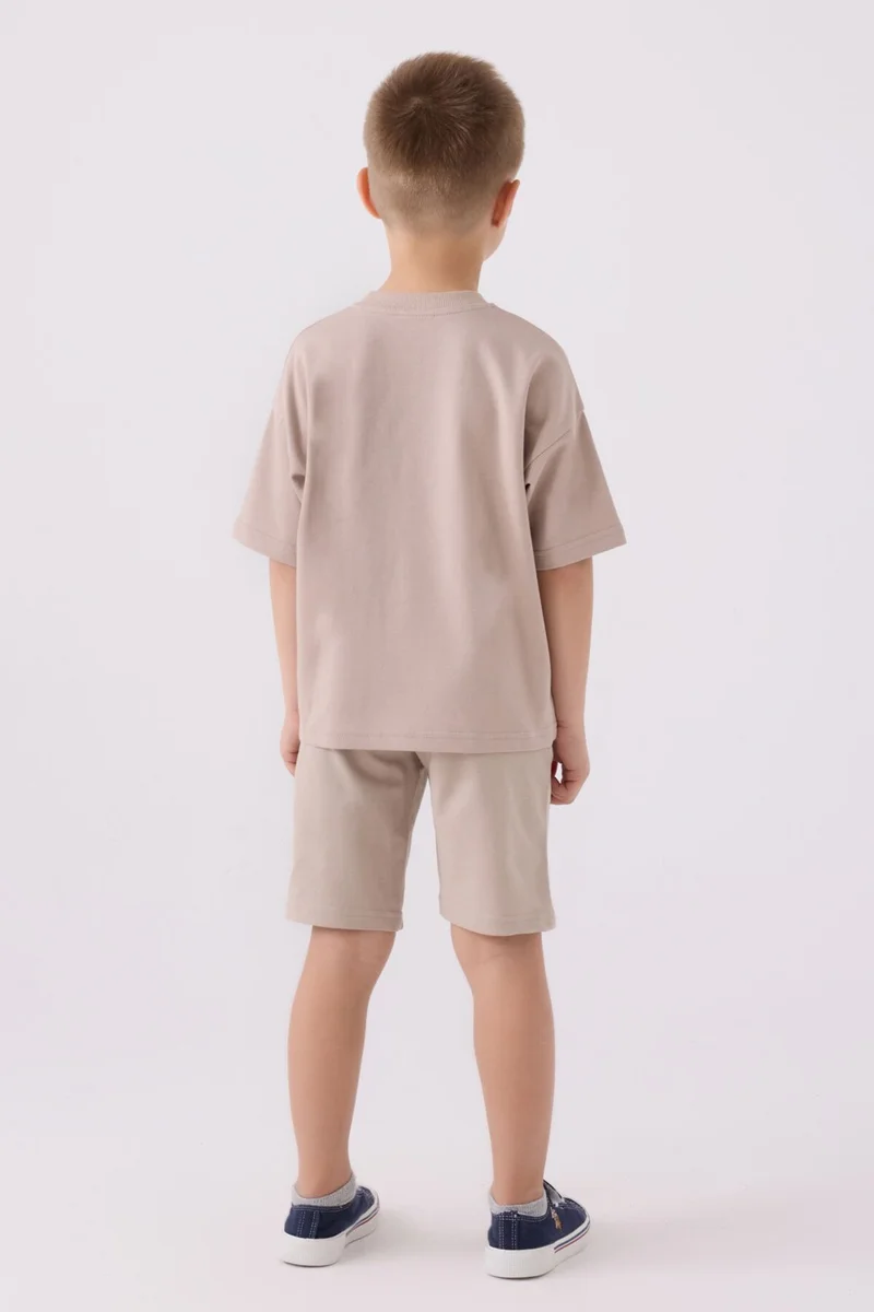 يو اس بولو اسن Boys Bermuda Set Sand