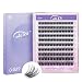GAQQI Lash Clusters Eyelash Clusters 120PCS C Curve Individual Lashes Wispy Cluster Eyelash Extension 1016mm Mixed Length Natural Looking Cluster Lashes GQ19C1016mm - Image 2