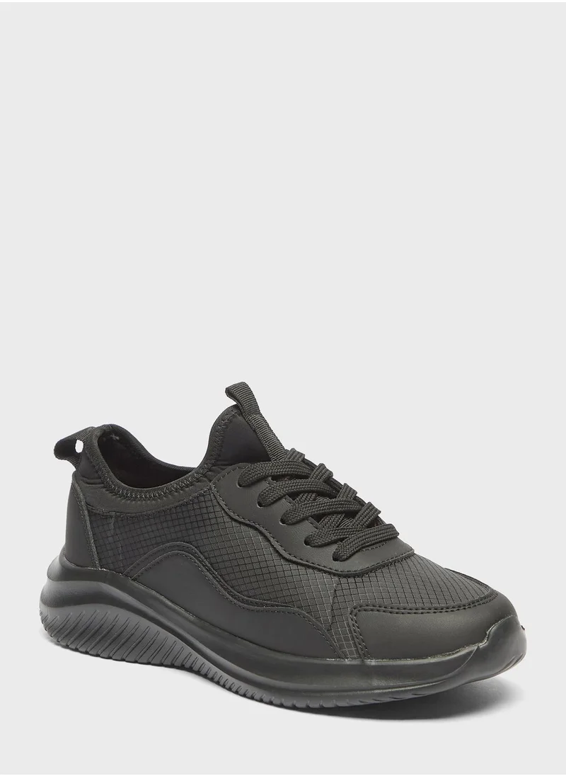 shoexpress Lace Up Low Top Sneakers