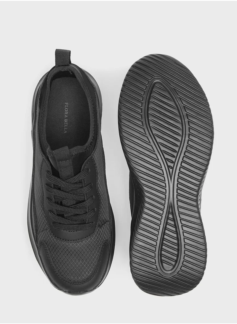 shoexpress Lace Up Low Top Sneakers