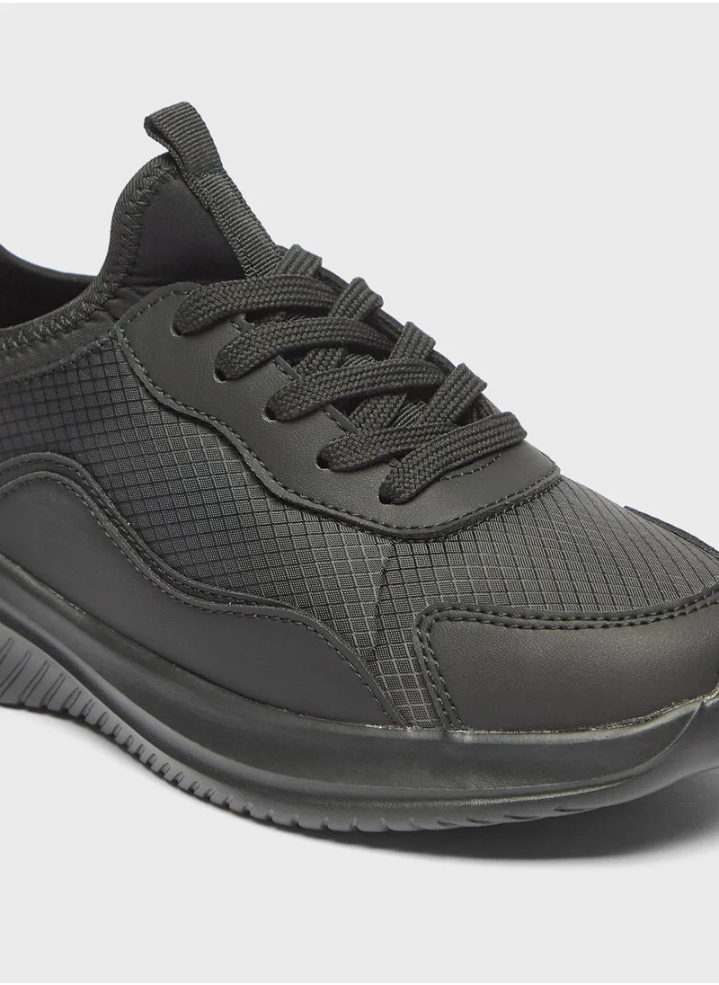 shoexpress Lace Up Low Top Sneakers