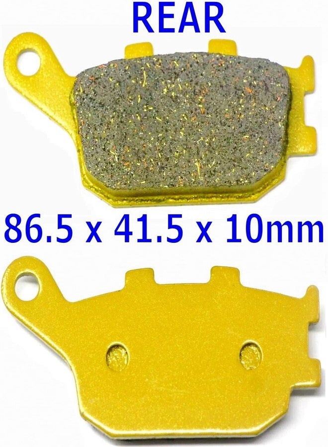 Master Chen Front Rear Brake Pads Brakes for Honda CBR 600 CBR600 F4i RR Sport 2001-2006 MC0077-002 - Image 2