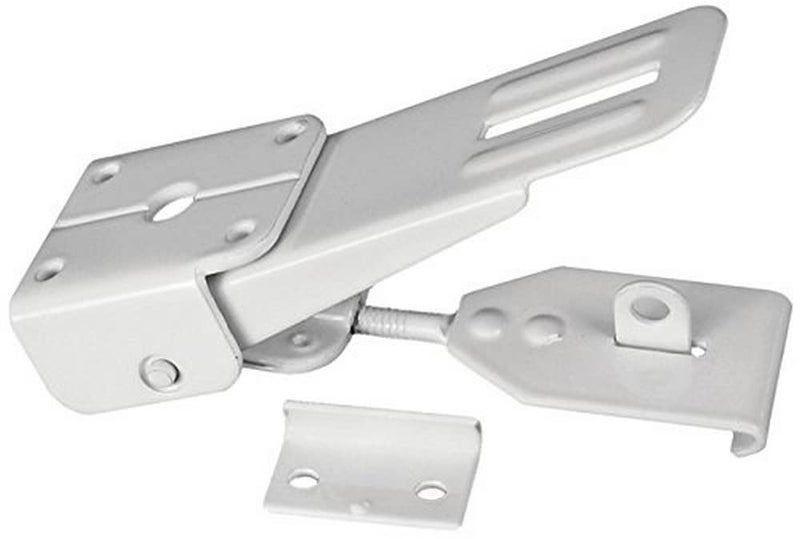 RV Designer E316, Camper Latch, Folding, White, Exterior Hardware - Image 1