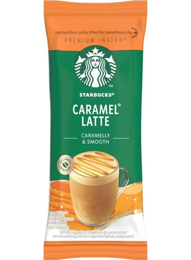 ستاربكس أكياس قهوة سريعة التحضير بنكهة لاتيه الكراميل، 115 جرام، عبوة من 5 قطع - Image 2