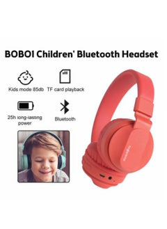 BOBO-1 Bluetooth Earbuds Bluetooth Headphones Over Ear Wireless Earphones Kids Headphones Soft Earmuffs & Lightweight for Long Time Wearing (Pink) - pzsku/ZF70126DAF7C4B6366AD5Z/45/_/1701162951/a6e39316-18eb-4183-9e49-3a98bf1073f1