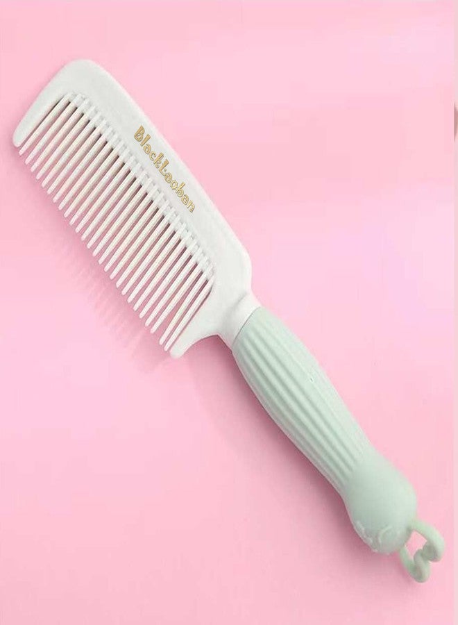 BlackLaoban Cute Comb Cartoon Handle Children Hair Comb Anti-static Head Massage for Girls Cute Hairdressing Comb Smooth Hair Care Styling Comb (Green) - Image 2