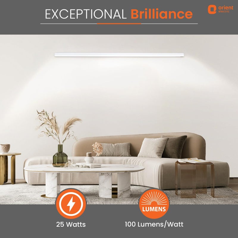 Orient Electric 25 واط جريس دليت LED باتن | 2500 لومن إضاءة ساطعة | ضوء LED للمنزل | تصميم أنيق وعصري | هيكل بولي كربونات غير قابل للكسر | أبيض بارد، عبوة من 6 - Image 3