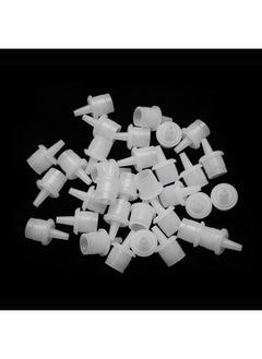 Luzen 50Pcs Eyelash Glue Bottle Replacement Nozzle Caps Lash Glue Bottle Replacement Plug Mouth Tips For Home Or Beauty Salon Eyelash Extension Tool  - Image 2