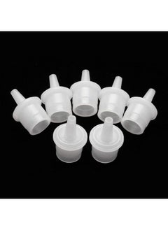 Luzen 50Pcs Eyelash Glue Bottle Replacement Nozzle Caps Lash Glue Bottle Replacement Plug Mouth Tips For Home Or Beauty Salon Eyelash Extension Tool  - Image 5