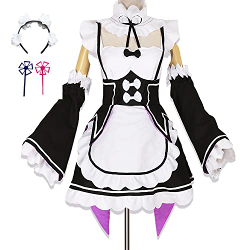 xinXbabe Doll Clothing for 3240 inch Dolls Clothes for 80100cm Doll Clothing Maid Clothes Rem Cosplay Set 80100cm Life Size Doll Clothes Bust 50cm Doll Outfits - Image 5