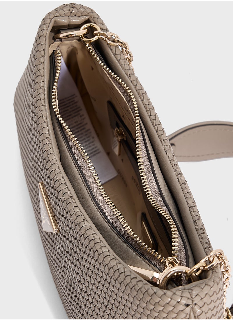GUESS Phaedra Top Zip Shoulder Bag  - Image 5