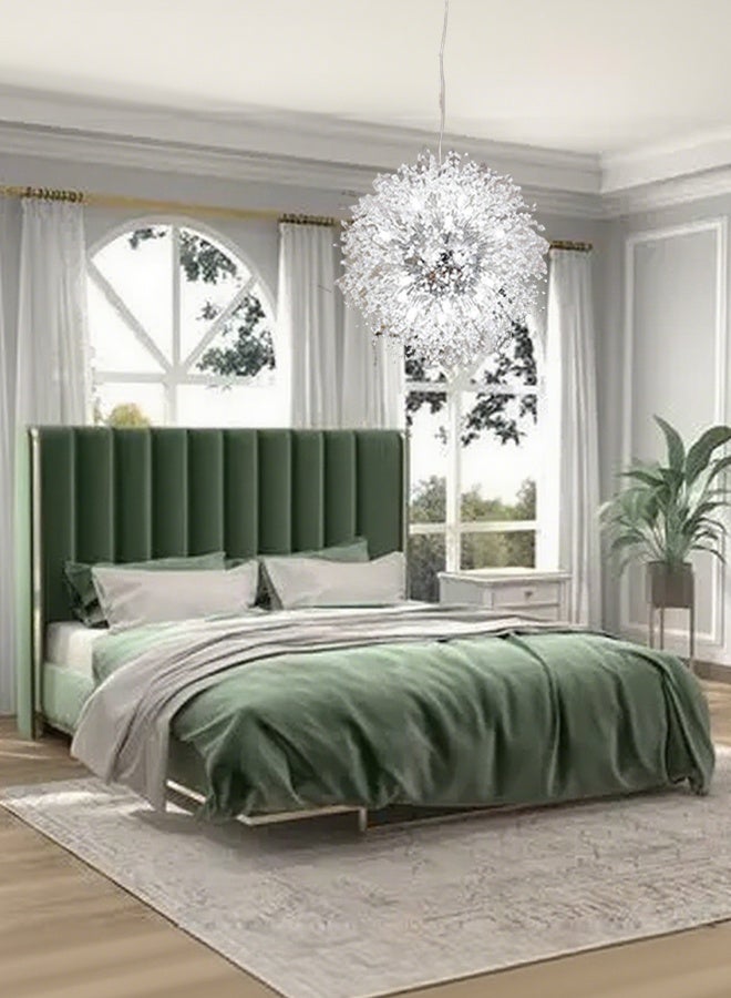 New model modern and simple living room ceiling lamp, for home use with elegant style.  Suitable for dining room and bedroom.  12 heads, 3-Color, Nordic style smart lamp. - Image 1