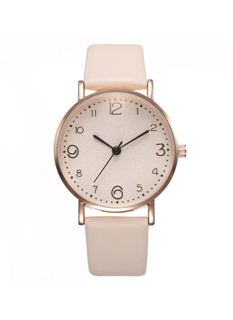 Generic - Fashion Quartz Womens Watches, Leather Strap Ladies Casual Watch, Easy to Read Watch Fashion Watch Best Gift for Your Friend and Families - Image 1