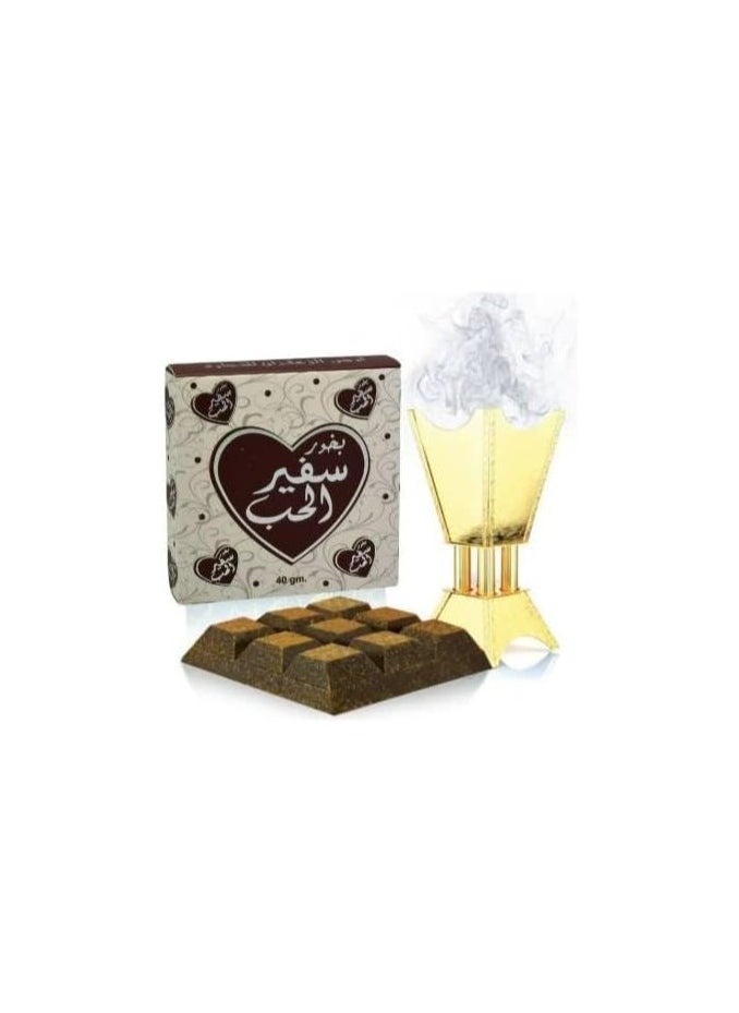 عود بخور بخور سفير الحب (40 جرام): رائحة الحب الرائعة  - Image 1