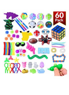 60pcs Fidgets Toys Kit for Girls and Boys - Sensory Toys for Focus and Concentration - Fidget Toys Kids - pzsku/ZF7020098D68B7205C807Z/45/_/1676294701/45f69a6a-9013-4e48-8f5b-eaef015aeffe