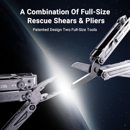 NEXTORCH PIONEER 14-IN-1 Multi-tools Heavy Duty Multi tool Set with Scissor Needle Nose Pliers Trauma Shears Pocket Clip Multi-tool for Emergency First Responders - Image 3