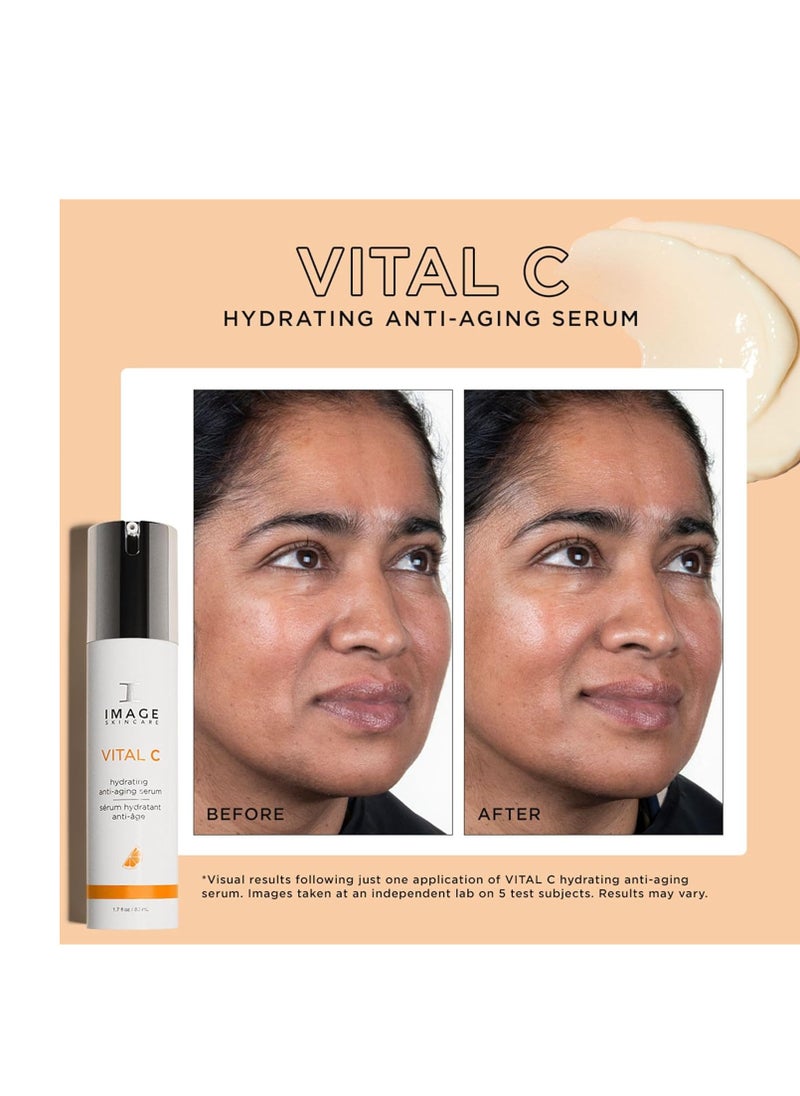 IMAGE SKINCARE - IMAGE Skincare, VITAL C Hydrating Face Serum, with Potent Vitamin C to Brighten, Tone and Smooth Appearance of Wrinkles - Image 1