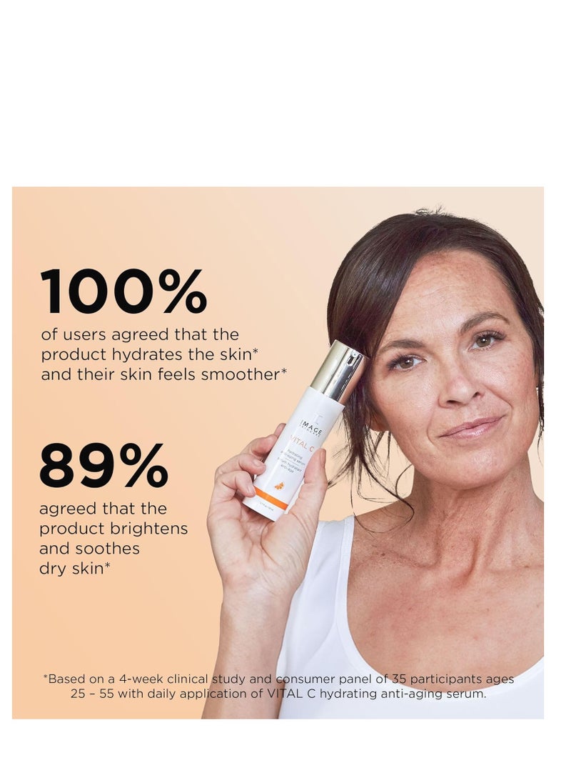 IMAGE SKINCARE - IMAGE Skincare, VITAL C Hydrating Face Serum, with Potent Vitamin C to Brighten, Tone and Smooth Appearance of Wrinkles - Image 1