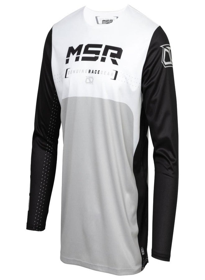 MSR Axxis Dirt Bike, Motocross Jersey, Range Red/Black, L - Image 1