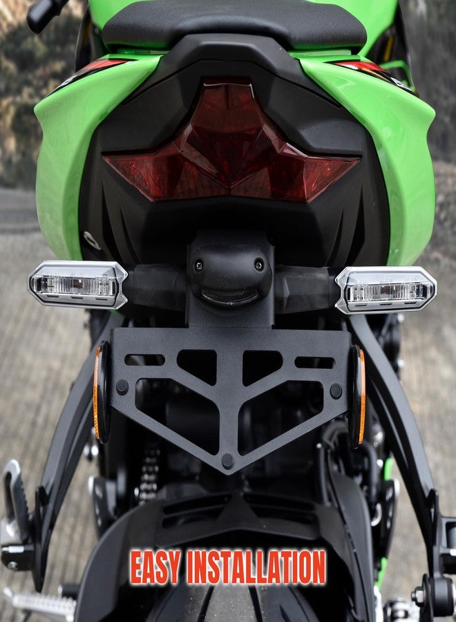 VEISUTOR Fender Eliminator Kit for Ninja ZX-6R ZX6-R 636, License Plate Bracket License Plate Holder Tail Tidy for Kawasaki Ninja ZX-6R ZX6-R 636 2019-2024 Accessories - Image 5