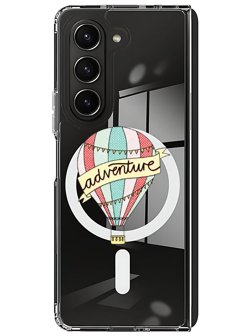 Theodor Magnetic Case for Samsung Galaxy Z Fold 6 Compatible with MagSafe Wireless Charging, Shockproof Phone Bumper Cover Adventure-01 - Image 1