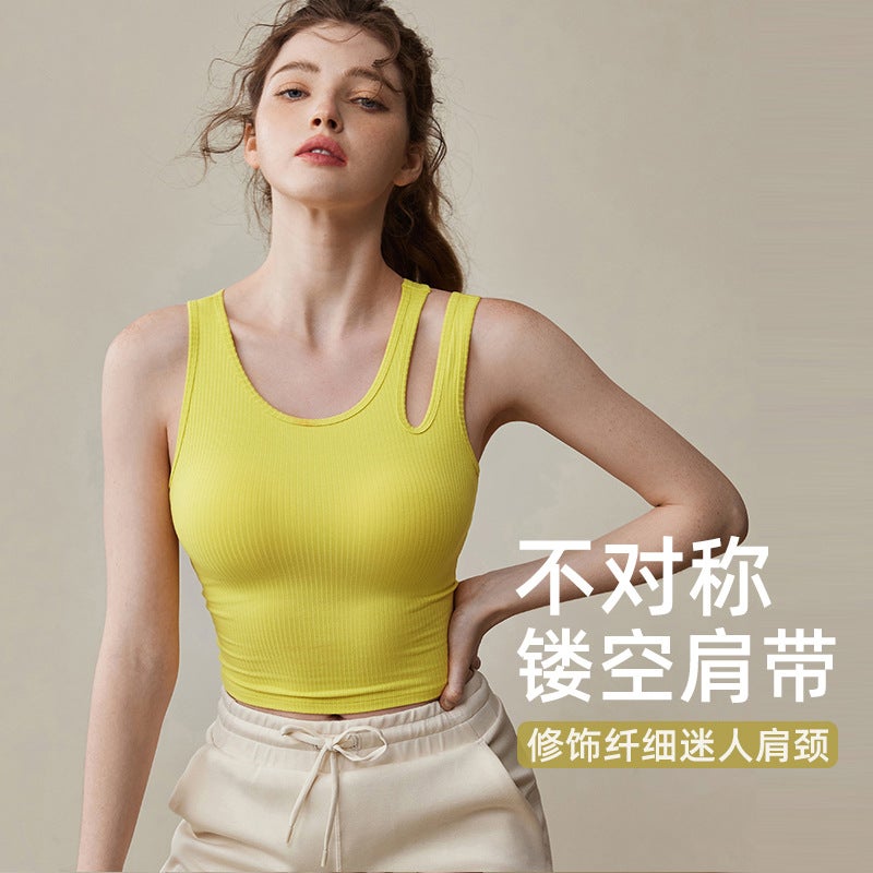 Sports Bra Women Anti-sagging Fitness Yoga Tank Black