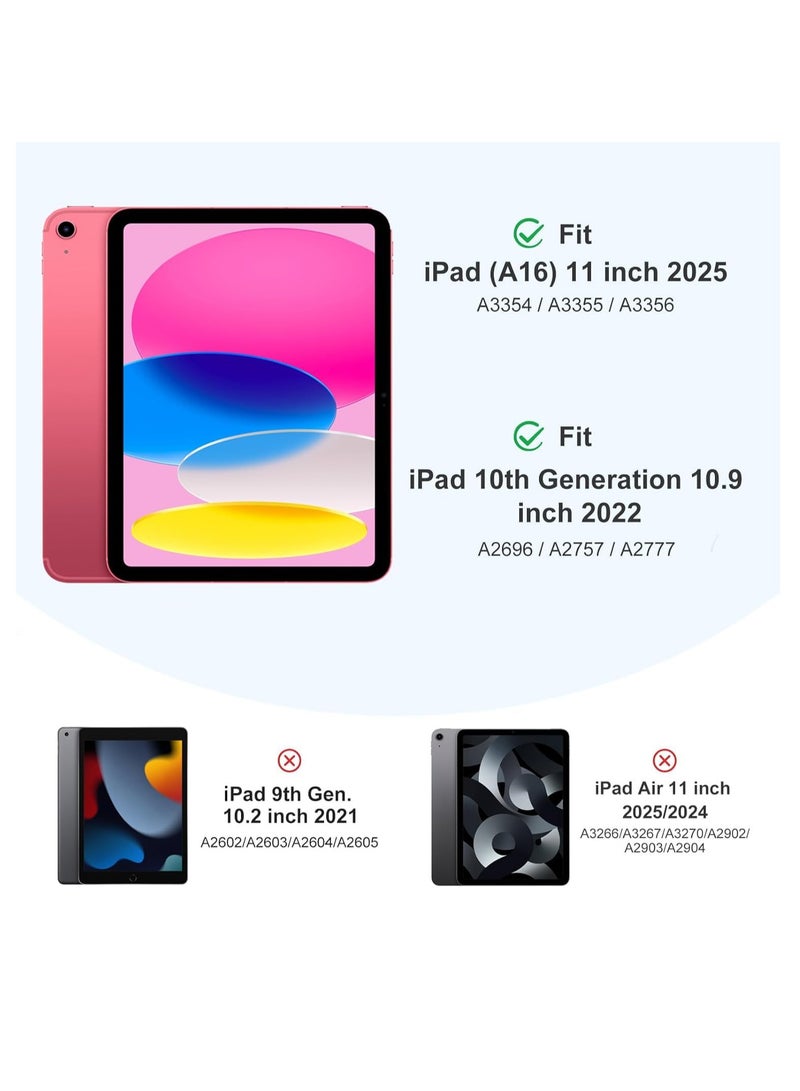 MIGOFAST iPad 10th Generation Case 2022 with Pencil Holder iPad 10.9 Inch Case 2022, Soft TPU Back 10th Gen Cover iPad Protective Smart Trifold Stand Case Auto Wake/Sleep, Matcha Green - Image 2