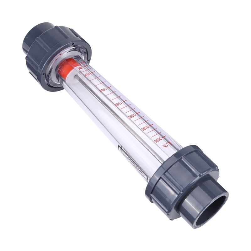 مقياس التدفق LZS-25 بمعدل تدفق 300-3000 لتر/ساعة، أنبوب بلاستيكي مقاوم للأحماض والقلويات - أداء مستقر بدقة 4%، روتاميتر مياه لحقول الكيماويات والبترول والطب وحماية البيئة - Image 2