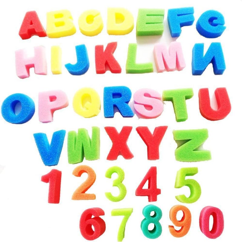Carykon Artist Studio Alphabet & Numbers Sponges Model, 36 PCS - Image 1