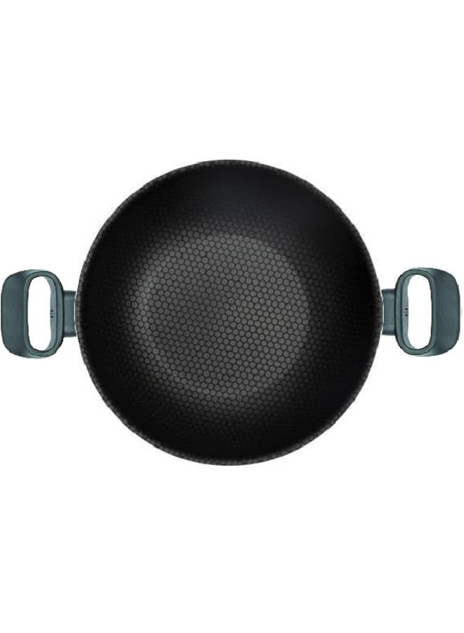 مقلاة عميقة بغطاء مطلية بمادة التفلون غير قابلة للالتصاق متوفر بعدة مقاسات - Image 3