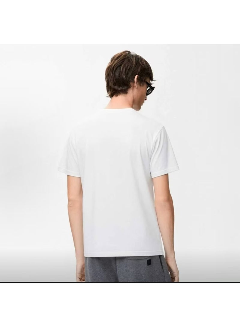 Dickies Classic Red Logo Skin-Friendly Breathable White Short-Sleeve T-Shirt Size 2XL - Image 3