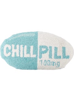 Peking Handicraft Chill Pill Hook Pillow 1 Count Pack Of 1 Turquoise