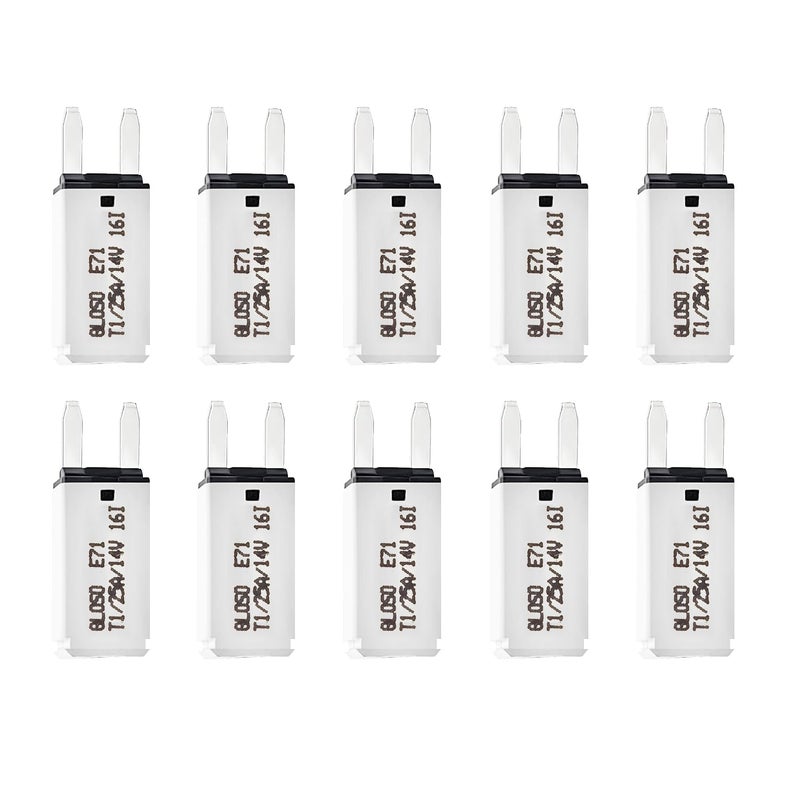 jamgoer DC 10 PCS 25 Amp Auto-Reset ATM Mini Circuit Breaker （10A-30A） Blade Fuses Assortment Kit for Boat Marine RV Yacht Battery Trailer Bus Truck - Image 1